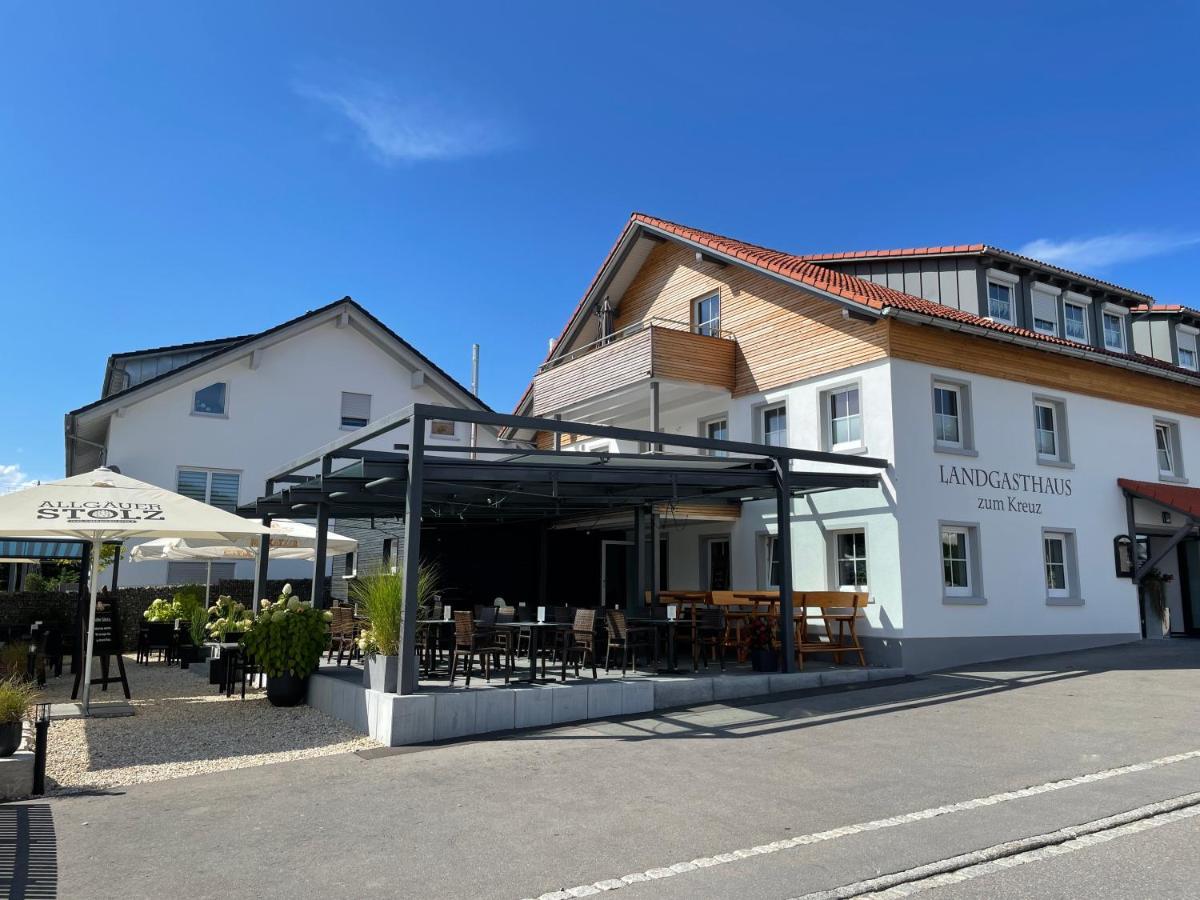 Isny im Allgäu Landgasthaus Zum Kreuz Gbr מראה חיצוני תמונה